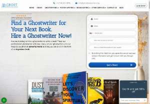 Ghost Book Writers - We are a team of creative, passionate, highly driven, and experienced ghostwriters and editors who come together under the umbrella of Ghost Book Writers to offer our literary services to authors from all around the world. We undertake ghostwriting, editing, proofreading, formatting, cover design, publication, audiobook production, and everything else related to literature and ghostwriting.