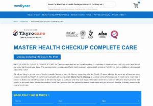 Master body Health checkup - Master health checkup for whole body