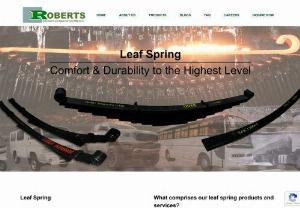 Roberts PH - Roberts AIPMC has been the leading Philippine manufacturer of Leaf Springs since 1994. With unquestionable quality, We are the only Philippine manufacturer accepted by Automotive OEMs like Mitsubishi Motors Philippines, Toyota Motors Philippines, Isuzu Motors Philippines.