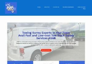 Towing Surrey | Towing Company surrey | Asap Towing BC - Towing surrey service provides by Asap Towing BC. We offers a wide range of services with affordable towing rates with minimum waiting time. Services are Available 24 hours a day.