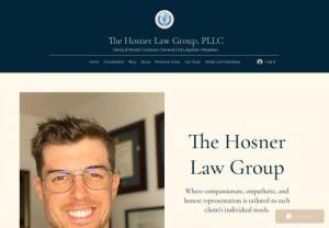 The Hosner Law Group, PLLC - Florida based law practice with a focus on family and martial law.
Handling legal disputes, conflicts, and litigation revolving around, but not limited to:
- Dissolution of Marriage (Divorce)
- Equitable Distribution
- Alimony
- Child Custody
- Child Support
- Modification and Enforcement
- Mediation
- Paternity
- Domestic Violence
- Prenuptial and Postnuptial Agreements
- Partition of Real Property
- Contract Disputes and Review
- Personal Injury
- Car Accident
- Slip and...