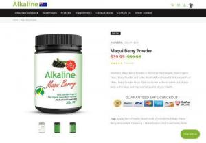 Purchase Maqui Berry Powder - Purchase Certified Organic Raw Organic Alkaline Maqui Berry Powder online at best price. Maqui Berry Powder is very delicious and healthy for your healthy body. FREE SHIPPING on domestic orders Australia.