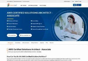 AWS Certified Solutions Architect Associate- Careerera - AWS is the best Cloud Computing platform. Professionals who want to make career in cloud computing can join AWS solutions architect associate training.