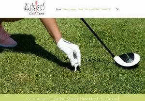 Twisted Golf Tees - Twisted Golf Tees was born out of a love of the game and created by an amateur player after a twisted mishap on a public course. Our patented, virtually indestructible, made in the USA tees can be easily placed in the hardest tee box, but works just as well in the best clubs around the world.