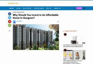 Why Should You Invest In An Affordable Home In Gurgaon? - Particularly, people in the low- and mid-income range groups are investing in such homes. Following a phase of stagnancy, the city is witnessing a growth phase in real estate, thanks to affordable housing in Gurgaon.