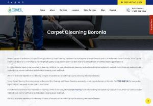 Toms Carpet Cleaning Boronia - Toms Carpet Cleaning Boronia provides quality cleaning at best affordable price in Boronia which gives your carpet a new look. Call on 1300 068 194 for the same day carpet cleaning services.