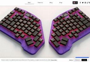clawsKeyboard - Keyboard for developers, gamers, designers, writers, and advanced users. If you feel that the interaction with devices is not optimal and can be improved, our split keyboard, with orthogonal keys and an ergonomic shape, is what you are looking for. Improve your performance with