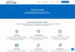 Car History Check - Free Car Check | CarDotCheck� - CarDotCheck is an online used car check portal that helps in buying used cars by providing useful information to buyers