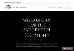 E&K TILE AND REMODEL - Residential and Commercial Tile installation and remodel  Contractor. We pay attention to details to deliver exceptional outcome to the customer