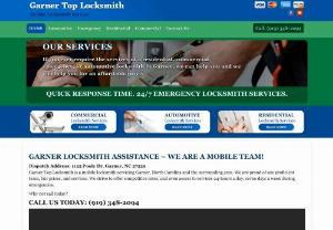 Garner Top Locksmith - Attention Garner, NC locals! Garner Top Locksmith has licensed locksmiths who want to know what you have done in recent history to better protect your property. How secure would you say your home is? Just because it is on a nice street, doesn't mean you won't benefit from patio locks or garage locks.