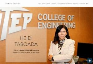 Heidi Taboada - Dr. Heidi Taboada is a Professor of Industrial, Manufacturing and Systems Engineering as well as an experienced Higher Education Administrator currently serving as Associate Dean of Engineering.