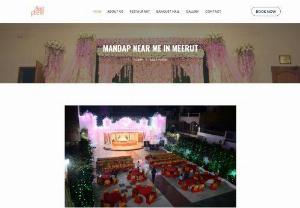 Mandap Near me in Meerut - Saat Phere is accurately named as Mandap Near me in Meerut for wedding, party place, birthday celebration and gathering meeting and it is best celebration place for all kind of occasions.