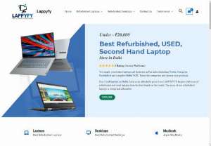 Refurbished Laptops - If you wish to buy a brand new laptop but it is not in the budget, then buying a refurbished laptop may be the ultimate solution. Not only it is budget-friendly to buy a refurbished laptop, used laptop or second hand laptop, but it is also environment-friendly. At lappyfy you will get wide range of refurbished laptop and desktops, and new laptop and desktops.