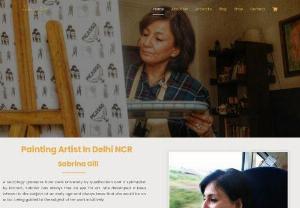 Painting Artist In Delhi NCR - Sabrina Gill is one of the best professional commission painting artist in Delhi NCR. She is a Reiki master, a tarot card reader, and a gardening enthusiast.
