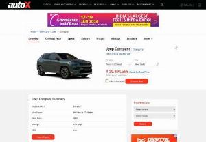 Jeep Compass price in India - Check out Jeep Compass price, specifications, mileage, images, reviews, Jeep Compass on road price, new model, upcoming Jeep cars and more at autoX.