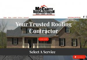 McCarty Roofing & Restoration - With over 25 years of experience McCarty Roofing & Restoration is a locally owned & operated company in Lawrence County, Indiana. We specialize in roofing, siding, & gutter installation, along with a wide variety of other services.
*Serving all of South Central Indiana
*Fully Insured