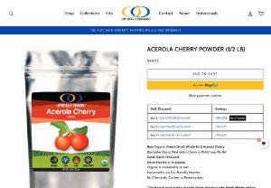 Acerola Cherry Powder Vitamin c - Cherry acerola powder is an extremely rich source of natural vitamin C. It is sometimes referred to as acerola berry or acerola cherry. The common names are Acerola,Barbados cherry,west indian cherryand wild crapemyrtle.It is known for being extremely rich in vitamin C.