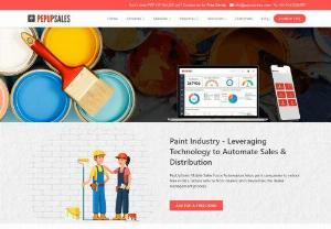 Mobile Sales Force Automation for Paints - PepUpSales Mobile Sales Force Automation helps paint companies to reduce fake orders, reduce returns from dealers and streamlines the dealer management process.