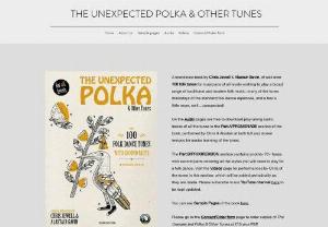 The Unexpected Polka - A comprehensive book of folk dance tunes by Chris Jewell and Alastair Gavin, with easy second parts and free downloadable play-along audio.