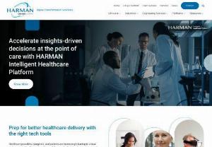 Healthcare Digital Transformation | Connected Healthcare - HARMAN connected healthcare solutions enable healthcare stakeholders across care continuum to develop patient-centric, connected care solution through modern tools powered by AI/ML, IoT