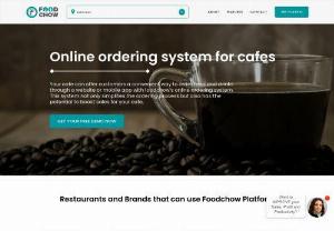 Free Food Ordering System for Cafes - Foodchow is the Perfect Application For Cafe if you want to grow your business on an online portal. Foodchow is the best online portal that has the features like online food ordering for delivery and takes away dine-in booking, pre-ordering, smart payment and many more. It is available on the web, android and iOS which is free for user and owner. It helps you generate the best revenue for your cafe.
Join Foodchow and get Free Food Ordering System for your cafeteria.