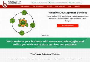 Boolment - Boolment is the leading software development company located in Noida. It provides many services which include :
1. Website Development
2. UX/UI Design
3. Web Application
4. Mobile App Development
5. Products
6. Digital Marketing