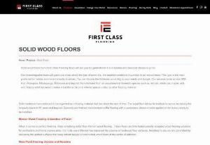 Wide Plank Flooring - Best Hardwood Installation Service Provider - Solid wood floors from First Class Flooring Store will last you for generations! It is a durable and desirable choice to go for.