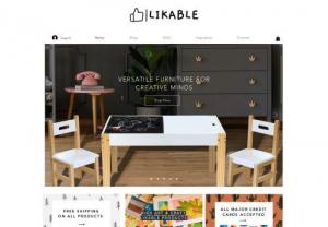Likable Pty Ltd - Here at Likable, we're all about helping parents find products and solutions that can make life just a little bit easier. From versatile children furniture, storage solutions to creative arts and craft. Anything that helps keep children organised and occupied so parents buy back some extra time to do things themselves.