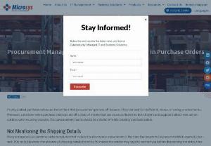 Procurement Management 101: Blunders to Avoid in Purchase Orders - Blunders to Avoid in Purchase Orders : Read this brief post to find out things you need to be mindful of while creating purchase orders.