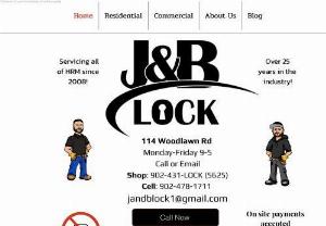 j and b lock - sales service and installation serving Halifax Dartmouth and surrounding areas over 25 years experience 