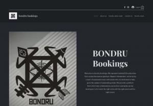 bondru - Welcome to bondru bookings. We represent talented DJs and artists from across the musical spectrum. Based in amsterdam, we're run by a team of passionate music enthusiasts who are dedicated to growing the careers of outstanding artists who inspire and connect with their audiences. Let's match the right artist with the right event