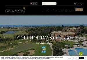 GolfBreaks Italy - Golf holidays in Italy with complete service and selection of the best locations for golfers travelling from abroad. Local staff in Italy all year round. We serve individual golfers, groups and foreign tour operators. Select from packages or personalize your itinerary.