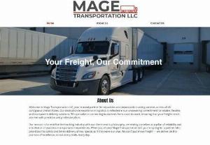 Mage Transportation LLC - We provide dispatching for trucking carriers. Our rates range from 4%-5%.