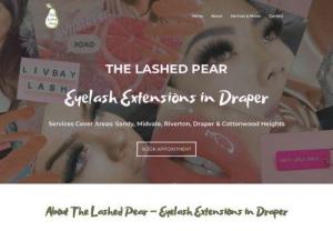 Get Eyelash Extensions in Utah | The Lashed Pear | Utah, USA - Get the best eyelash extensions in Utah only at The Lashed Pear. We provide services in Sandy, Midvale, Riverton, Draper and Cottonwood Heights. Book an appointment now.