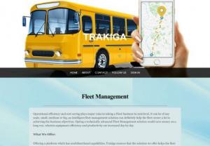 Fleet Management Solutions App, Efficient and Cost-Saving - Control your fleet and the staff in real-time with the best fleet management solutions from Trakiga, managing School Bus, Cabs and trucks