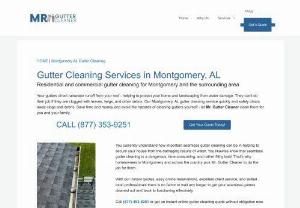 Mr. Gutter Cleaner Montgomery - We Get Gutters Clean- It's What We Do! | Call us at (334) 746-5908