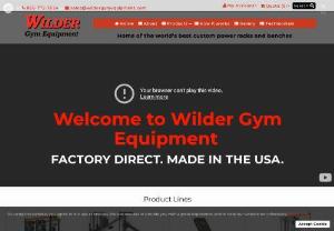 Garage Workout Equipment - Wilder Gym Equipment is a leading manufacturer of gym workout equipment, garage workout equipment, CrossFit gym training equipment, home fitness equipment, commercial Power racks and Fitness Branches for your home, school or gym - Made in USA.