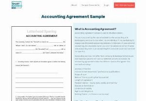 Accounting Agreement - Smartbusinessbox.com - At the beginning of every business, there are some agreements that need to be in place. And if you are an accounting agency and need to provide an accounting agreement to your clients then you need to have all the documents in place. And this is where we Smartbusinessbox.com comes in place and helps people to get the most accurate business documents in India. In this, you will get Accounting Agreement plus 1000 business documents that are fully legally accurate. As an individual, if you are...