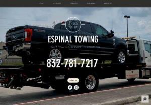 Espinal Towing Service - We locate at: 16119 Wisteria Hill St, Houston, TX 77073.
Call at: (832) 781-7217.