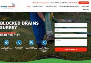 Surrey Drains | Drain Unblocking Surrey | Drain Clearance - Surrey Drains offer an Emergency Call Out service for Drain Unblocking, Drain Clearance & Full Drain Cleaning. 24 Hour Call Out, Book Now.