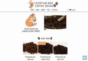 Sleeping Dog Coffee Beans - We are a small specialty coffee roaster who loves our coffee and our dogs. Coffee, roast, coffee bean, espresso, latte