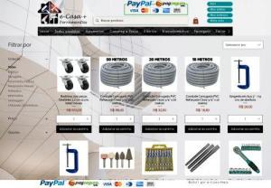 e-Casa Mais - Manual and electrical tool shop. hydraulics, accessories and housewares.