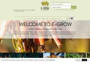 E-grow Nursery - Grower of indigenous trees, plants and macadamia trees with an outlet to the public.

Our Wholesale nursery in Nelspruit, Mpumalanga grows more than 160 species of indigenous trees from the very affordable small sizes to big trees in 500lit bags; including a wide variety of shrubs & aloes, clivia's and cycads to put a special touch to your garden. We also grow macadamia trees on order for macadamia farmers.