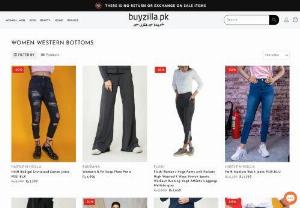 Women Western Bottoms - Western Ready to Wear - BuyZilla.pk - Shop our exclusive range of women's western bottoms with sales up to 70% OFF at BuyZilla.pk. Explore our western ready to wear collection of trendy pants, skirts, tights, and track pants.