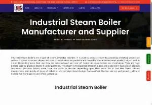 Screenshot of Steam Boilers for Industrial Steam Production