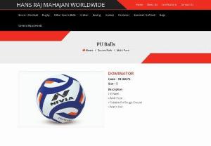 FIFA Quality Pro Footballs India - Hans Raj Mahajan Worldwide is a leading sports goods manufacturers like fifa approved football and soccer balls manufacturers and suppliers. We also manufacture of fifa quality pro footballs, international matchball standards footballs and soccerballs.