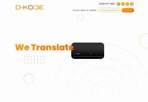 D-Kode Technology - We are a website design, mobile app, and software development company located in the Bay Area. We innovate to ensure you stand out in the digital age while using technology to maximize your company's profitability and productivity. Our firm does everything from your website design, mobile app development, to creating customized software. We get your business seen online and work for you to maximize your online presence through our digital marketing. The lead manager, Daniel Kodam, has been...