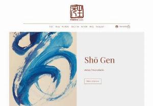 Shō Gen - Shō Gen is an artist who paints abstract pictures, creates yantras, does Japanese calligraphy and makes yoga cards.