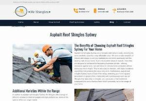 Asphalt Roof Shingles Sydney - The expert specialists in asphalt roof shingles in Sydney, with affordable products, fast turnarounds & high-quality workmanship. Book online today.