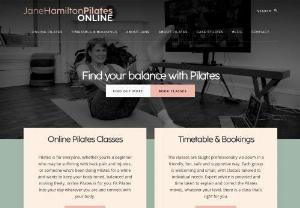 Jane Hamilton Pilates - Expert online Pilates classes to help you find your balance.
